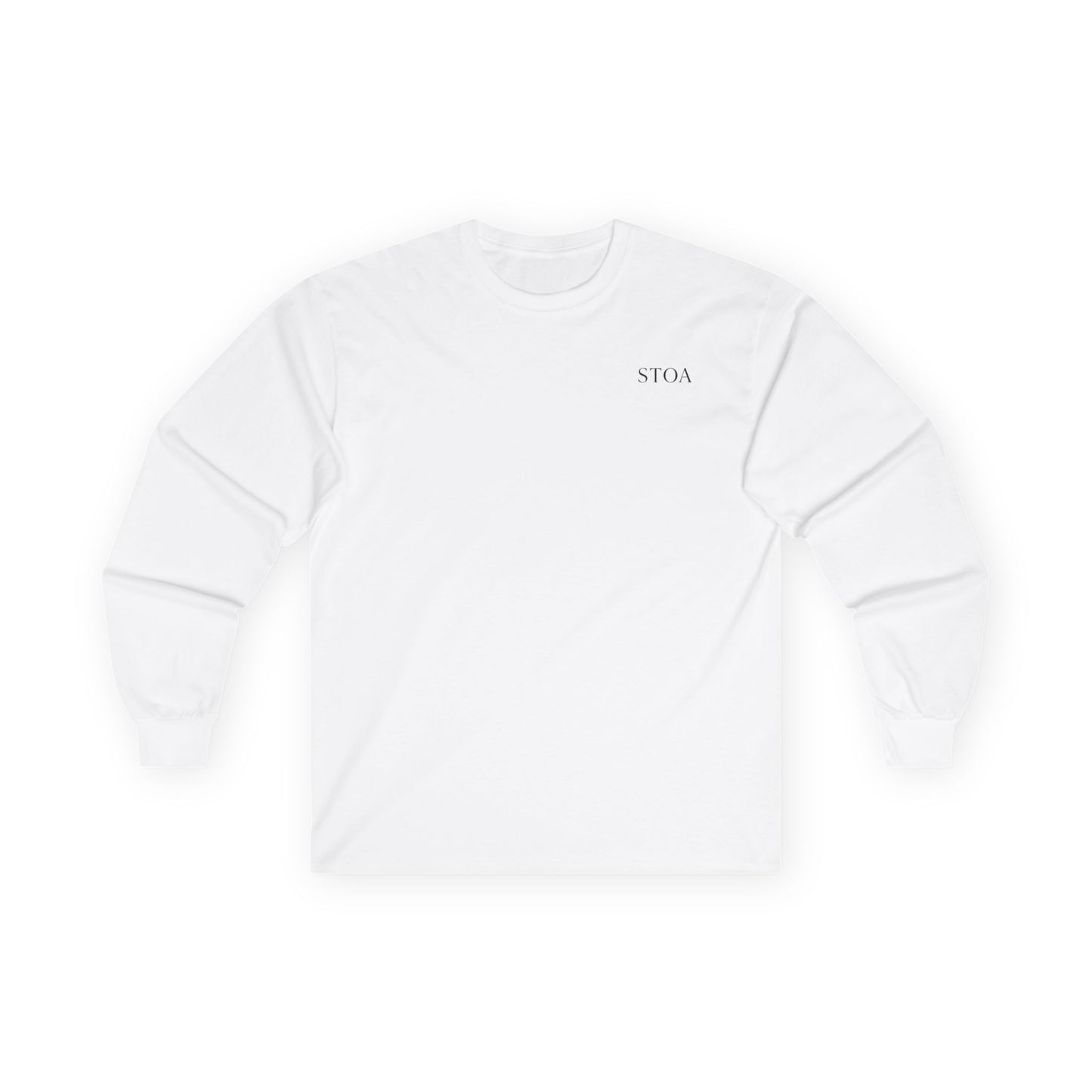 Own The Moment Long Sleeve Tee — Minimalist Motivational Cotton Shirt