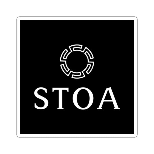 STOA Black Stickers